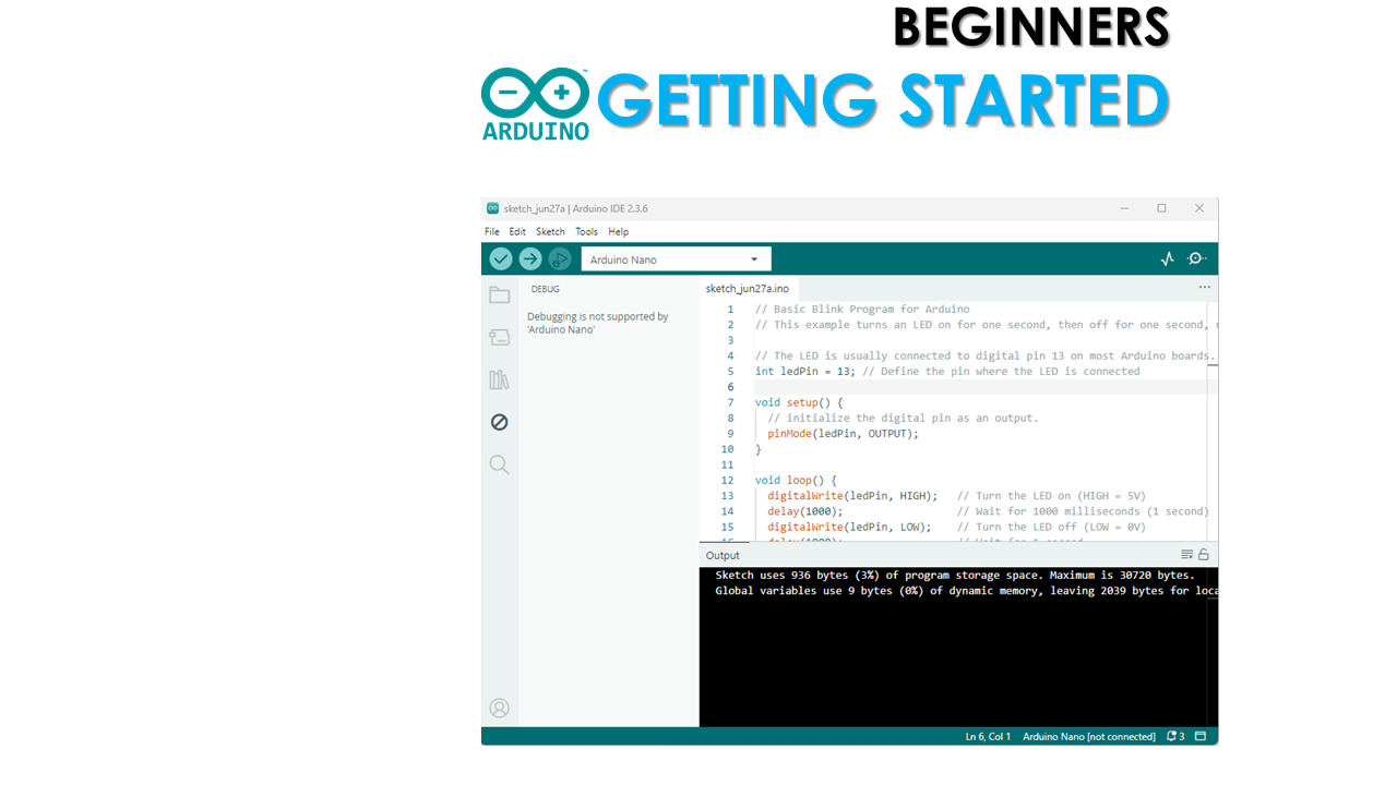 Arduino IDE- Getting Started